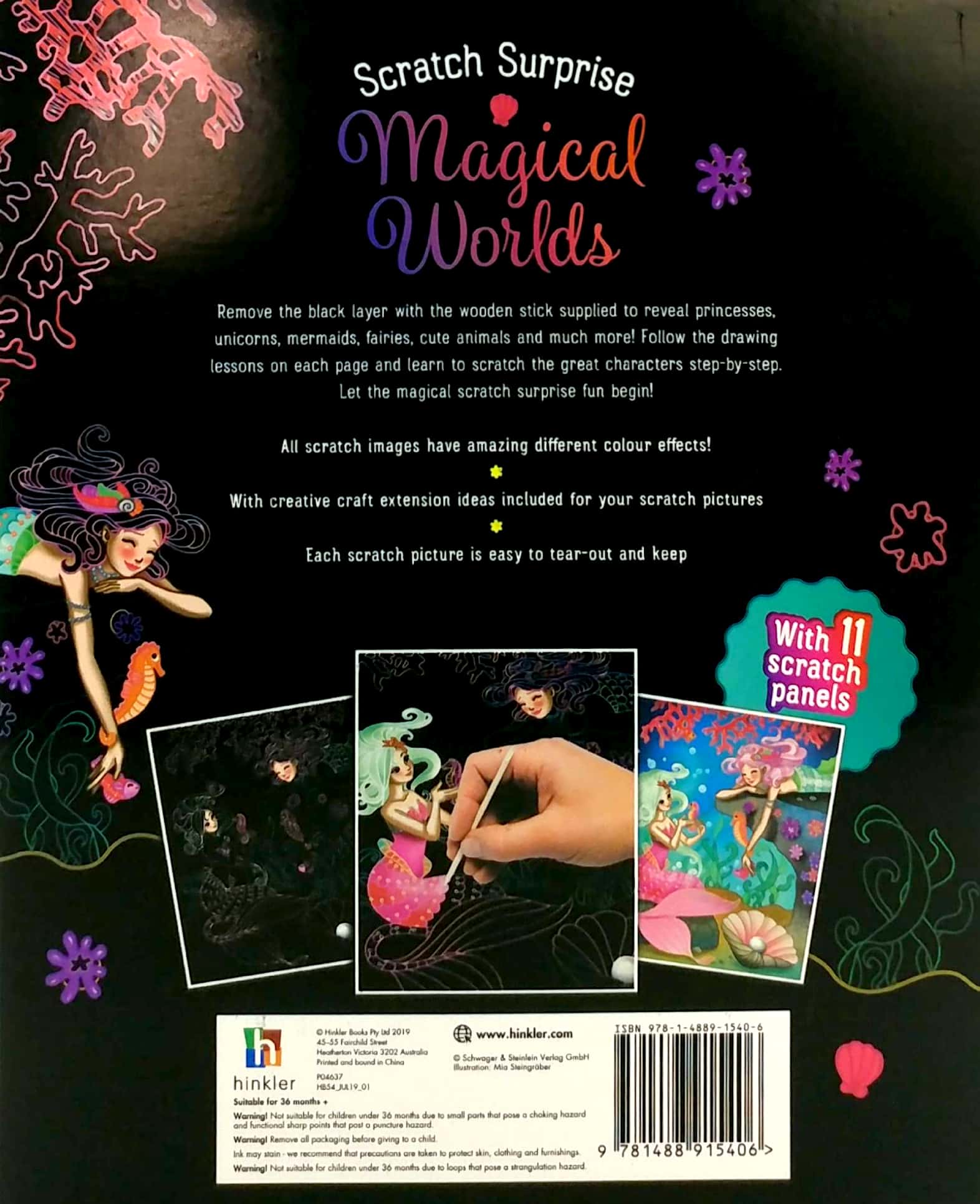 scratch surprise : magical worlds
