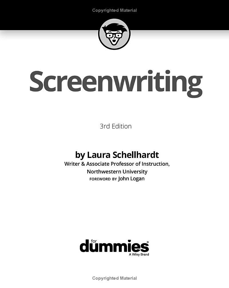 screenwriting for dummies 3rd edition
