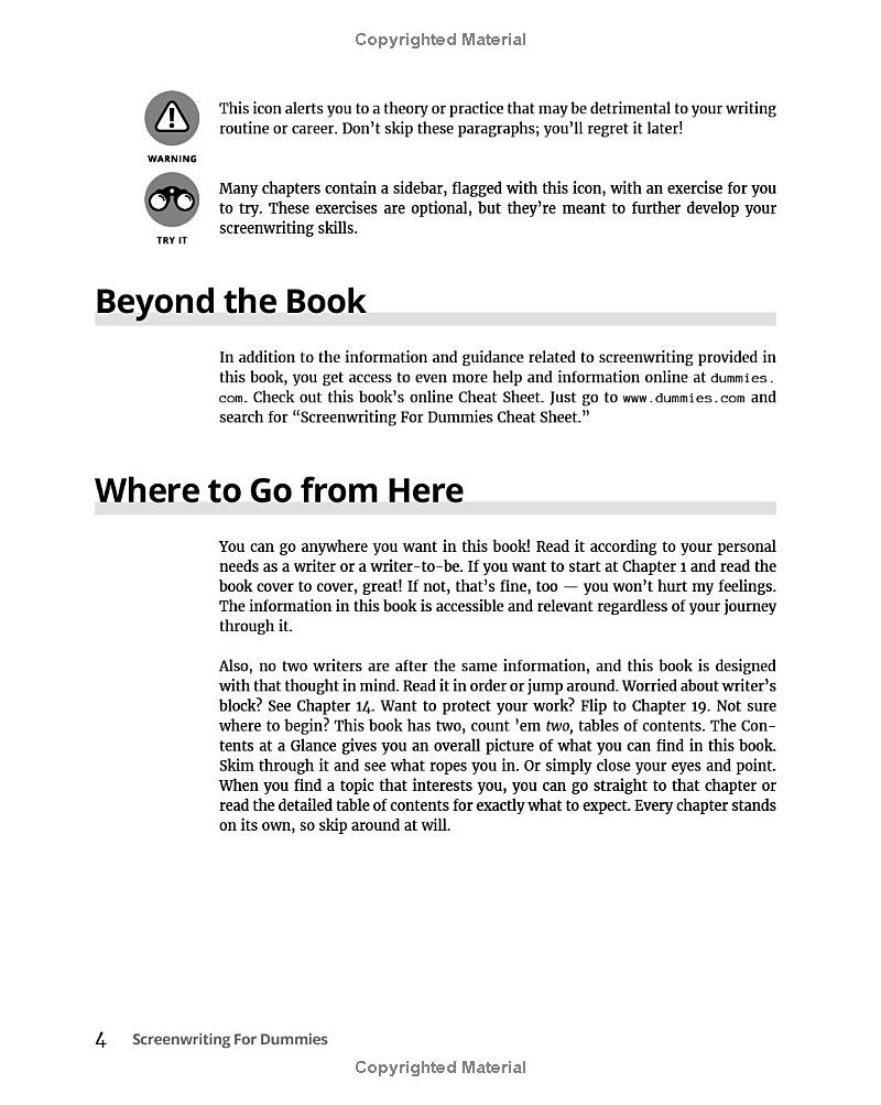 screenwriting for dummies 3rd edition