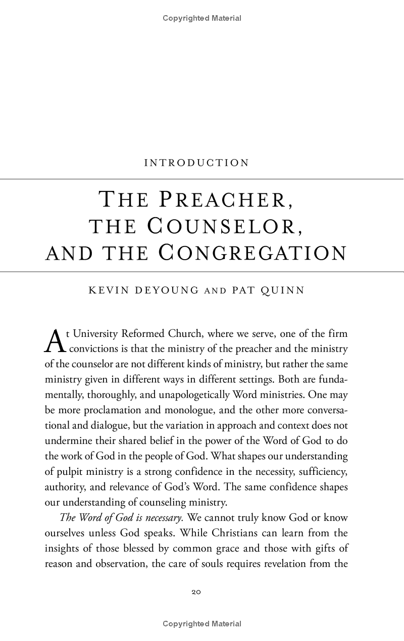 scripture and counseling : god's word for life in a broken world