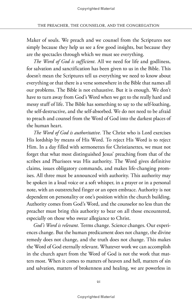 scripture and counseling : god's word for life in a broken world