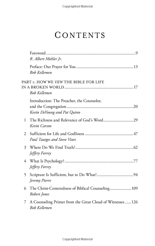 scripture and counseling : god's word for life in a broken world