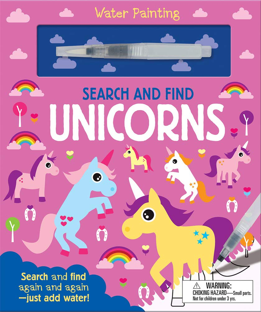 search and find unicorns (water painting search and find)