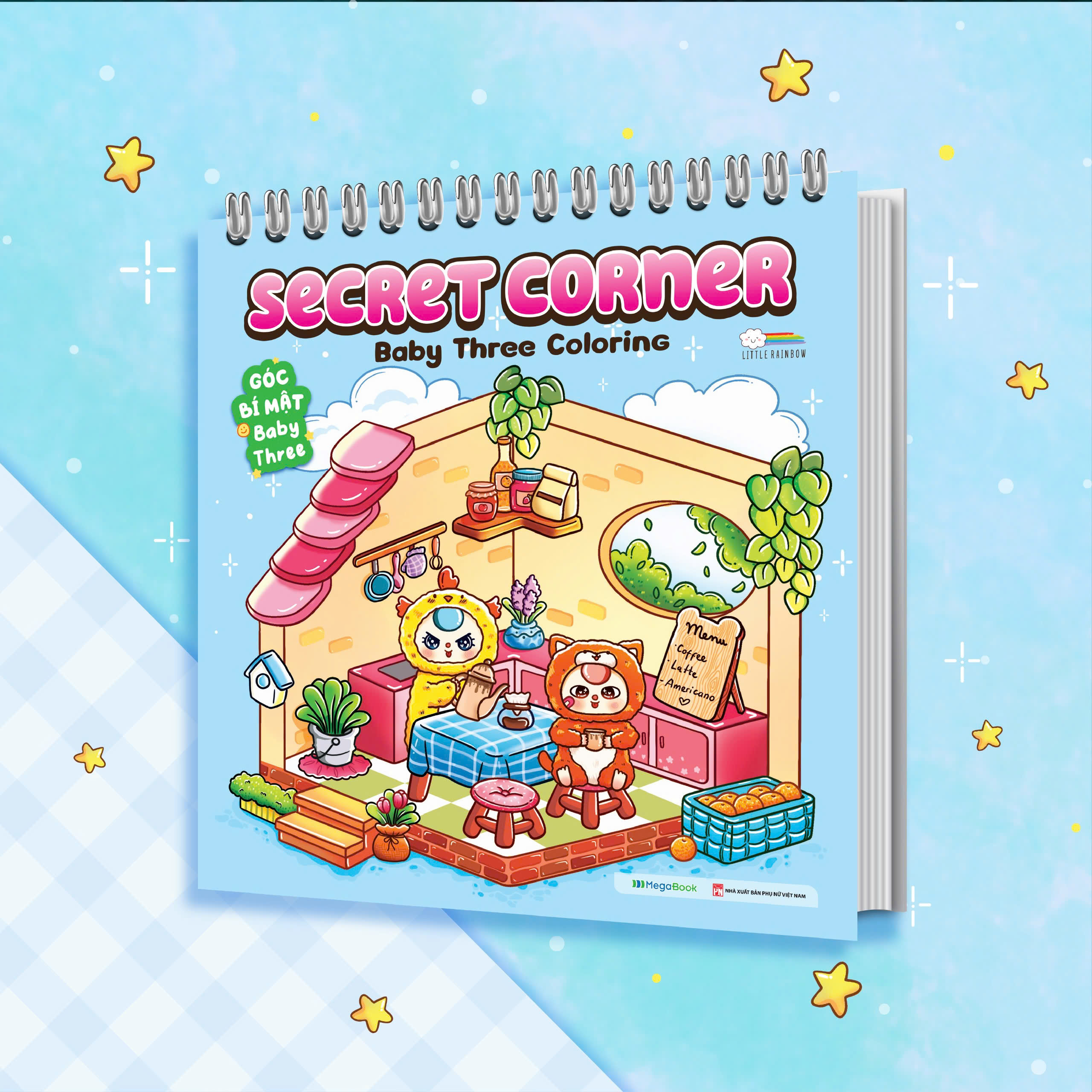 secret corner - baby three coloring - góc bí mật baby three