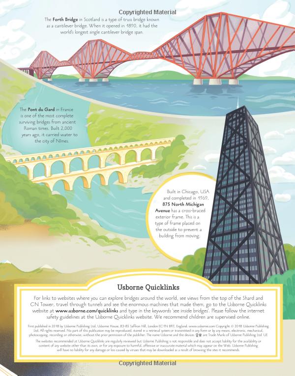 see inside bridges, towers and tunnels