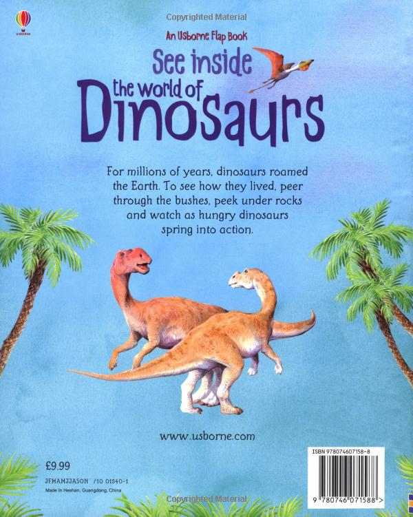 see inside the world of dinosaurs