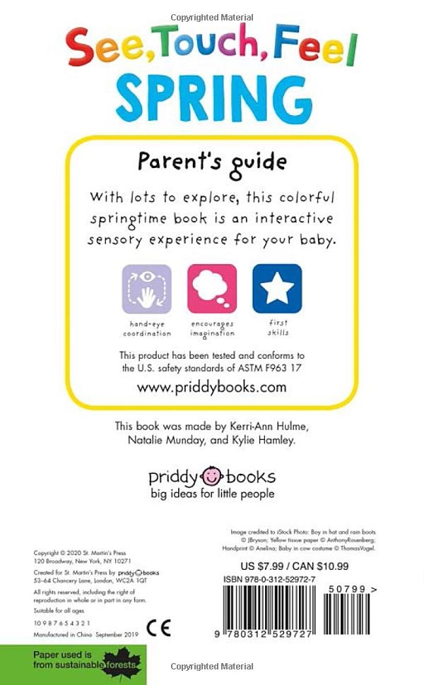 see, touch, feel: spring