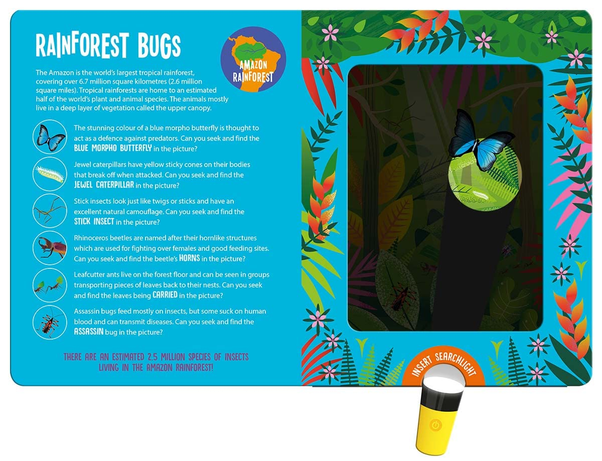 seek and find bugs (seek & find - searchlight books)