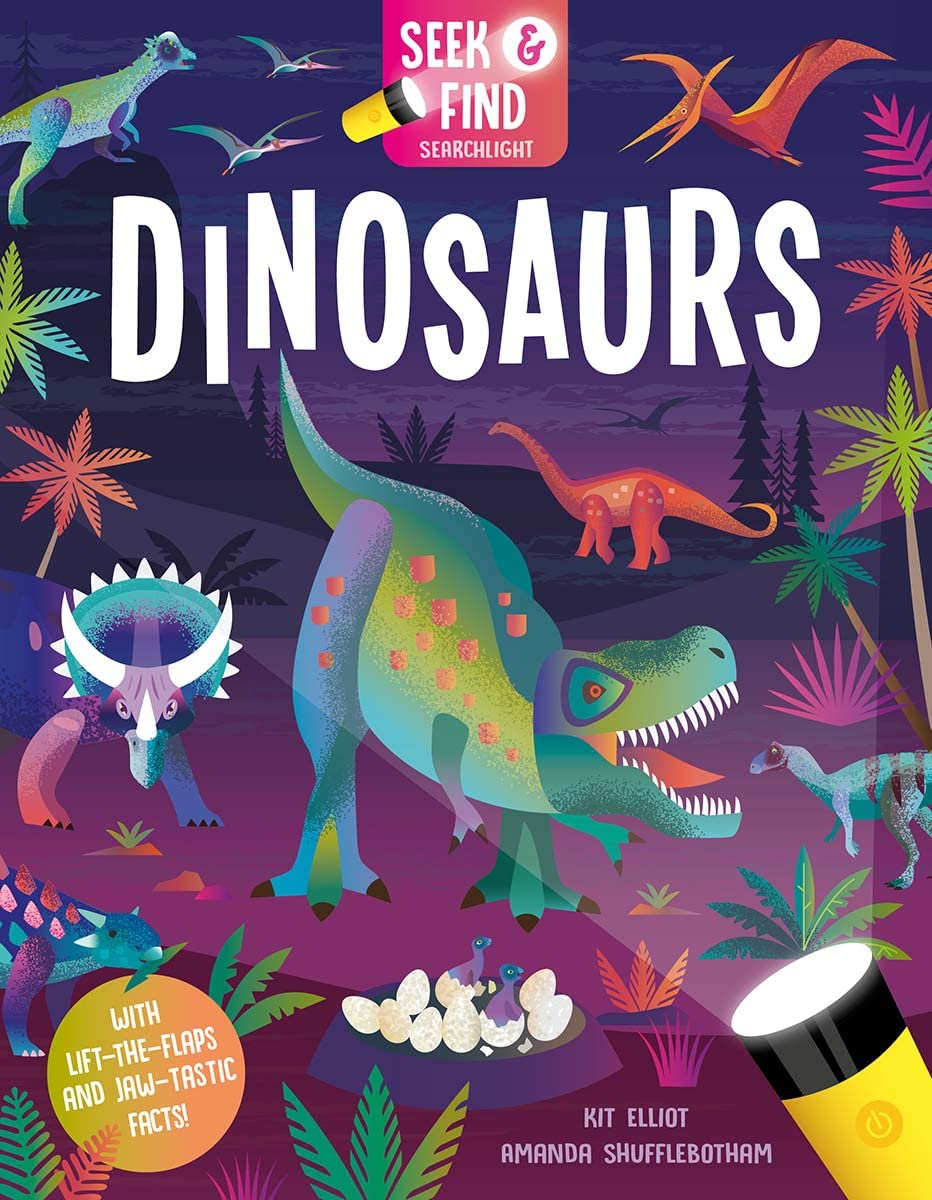 seek and find dinosaurs (seek & find - searchlight books)