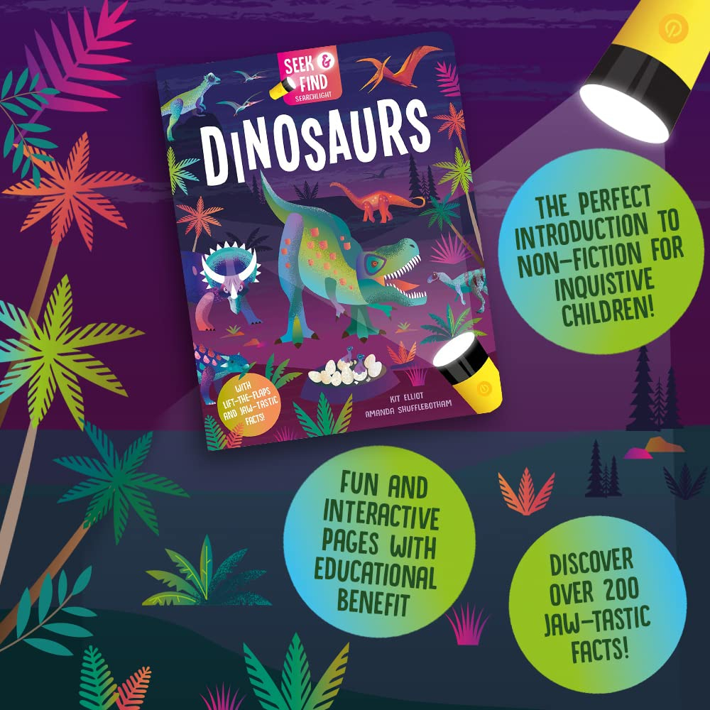 seek and find dinosaurs (seek & find - searchlight books)