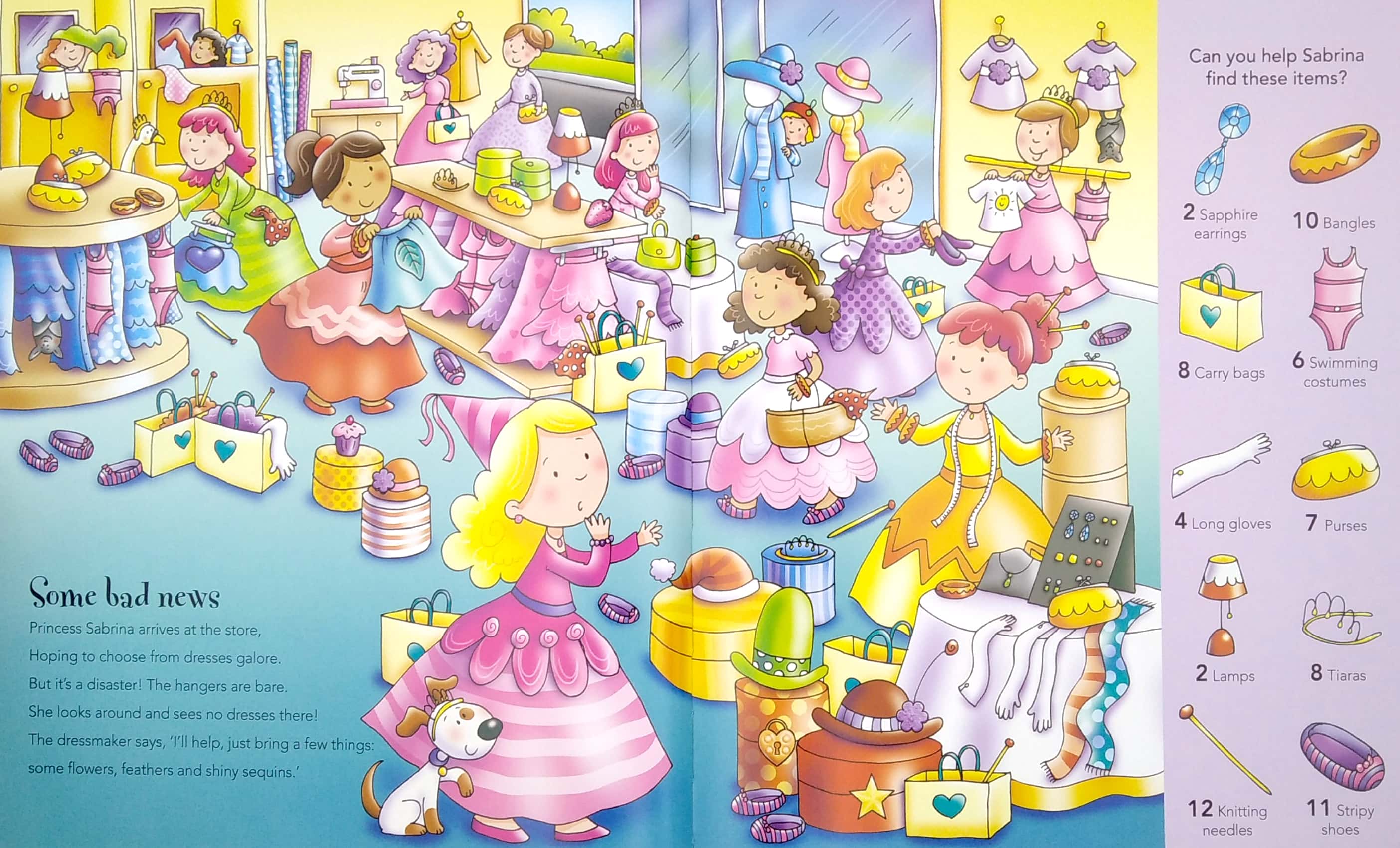 seek and find: princess