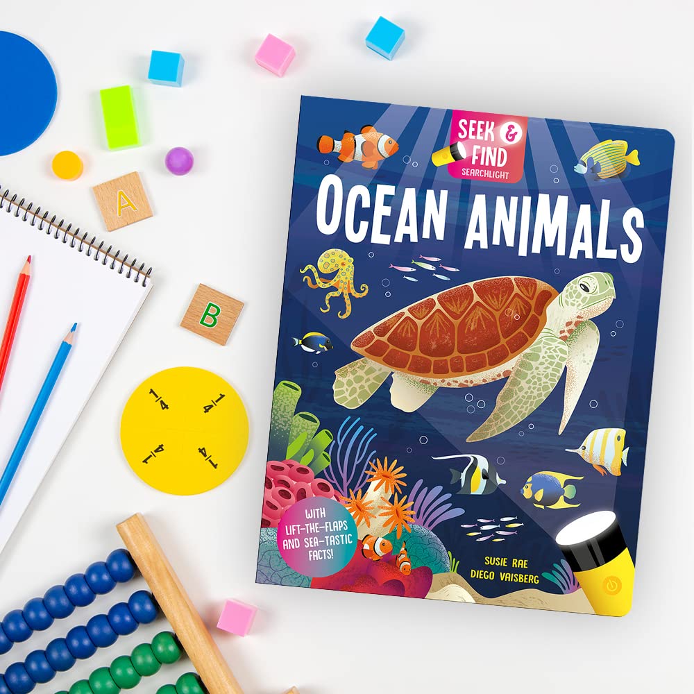 seek and find searchlight - ocean animals
