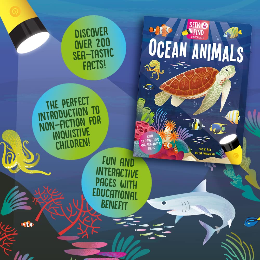 seek and find searchlight - ocean animals