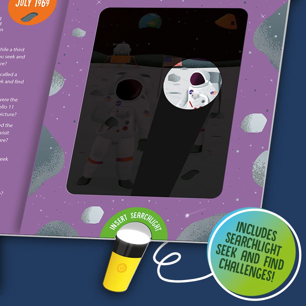 seek and find searchlight - space