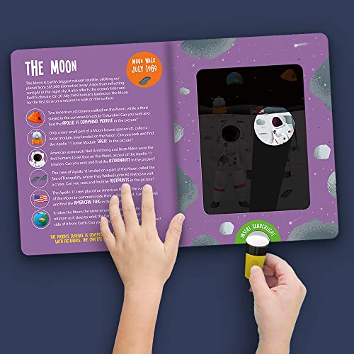 seek and find searchlight - space