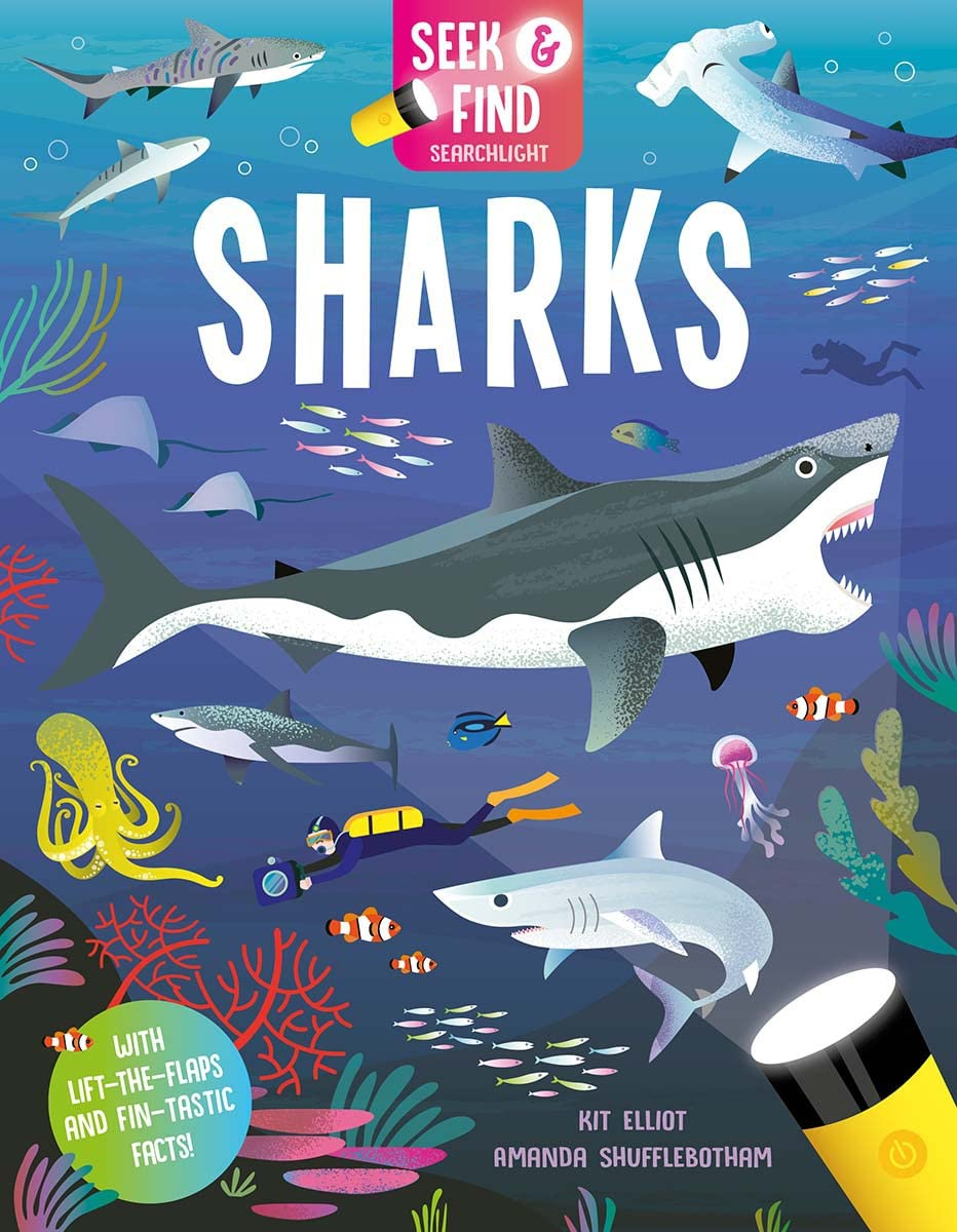 seek and find sharks (seek & find - searchlight books)