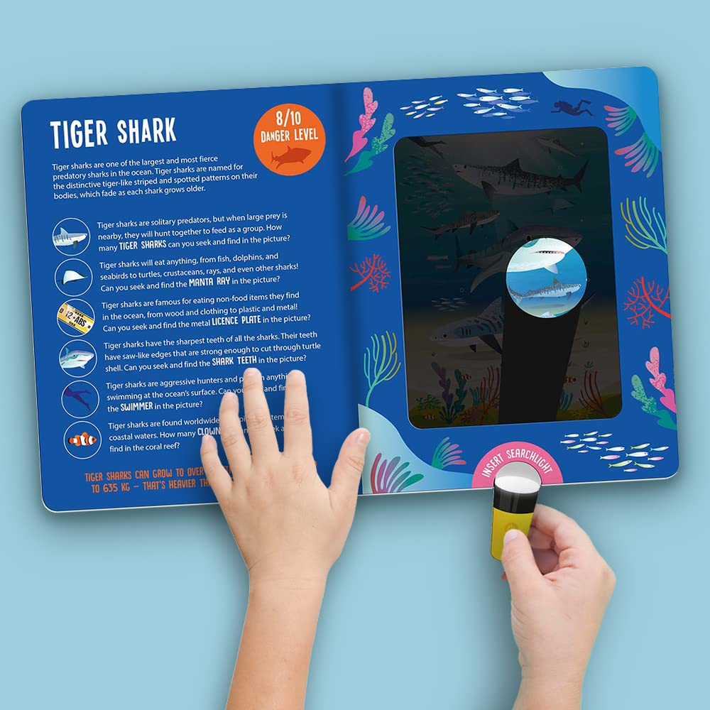 seek and find sharks (seek & find - searchlight books)