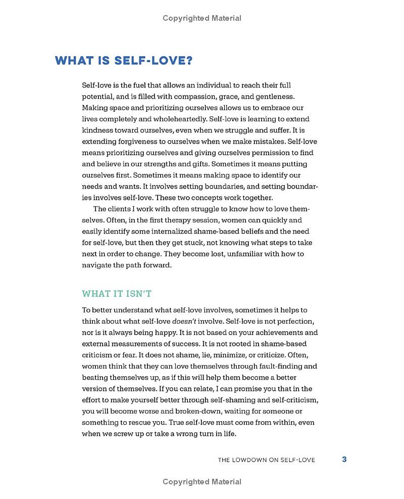 self-love workbook for women