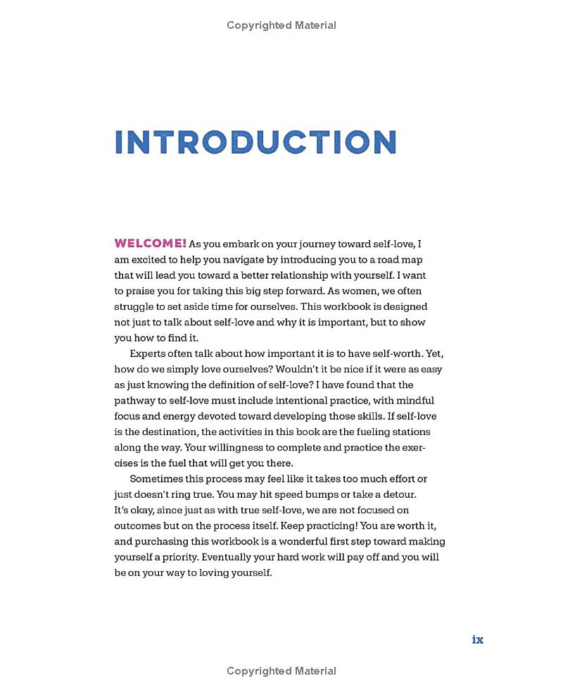 self-love workbook for women