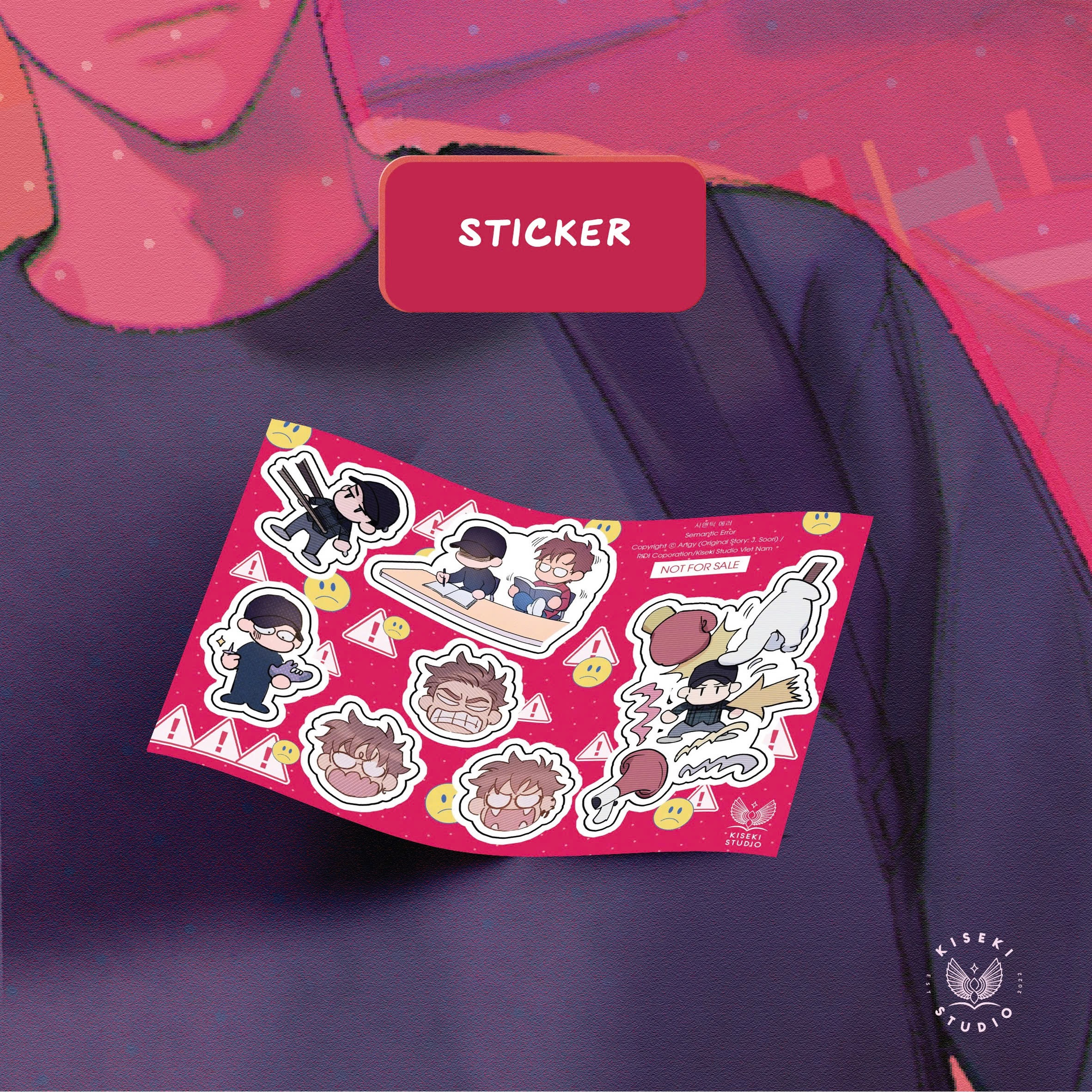 Semantic Error - Tập 1 - Bản Đặc Biệt - Bìa Cứng - Tặng Kèm 1 Bookmark Chibi Bế Hình Bồi Cứng + 1 Bảng Sticker +  2 Postcard Minh Hoạ Nhân Vật Bồi Cứng + 1 Standee Chibi Acrylic + 1 Set 2 ID Card PVC + 1 Set 2 Card Character PVC