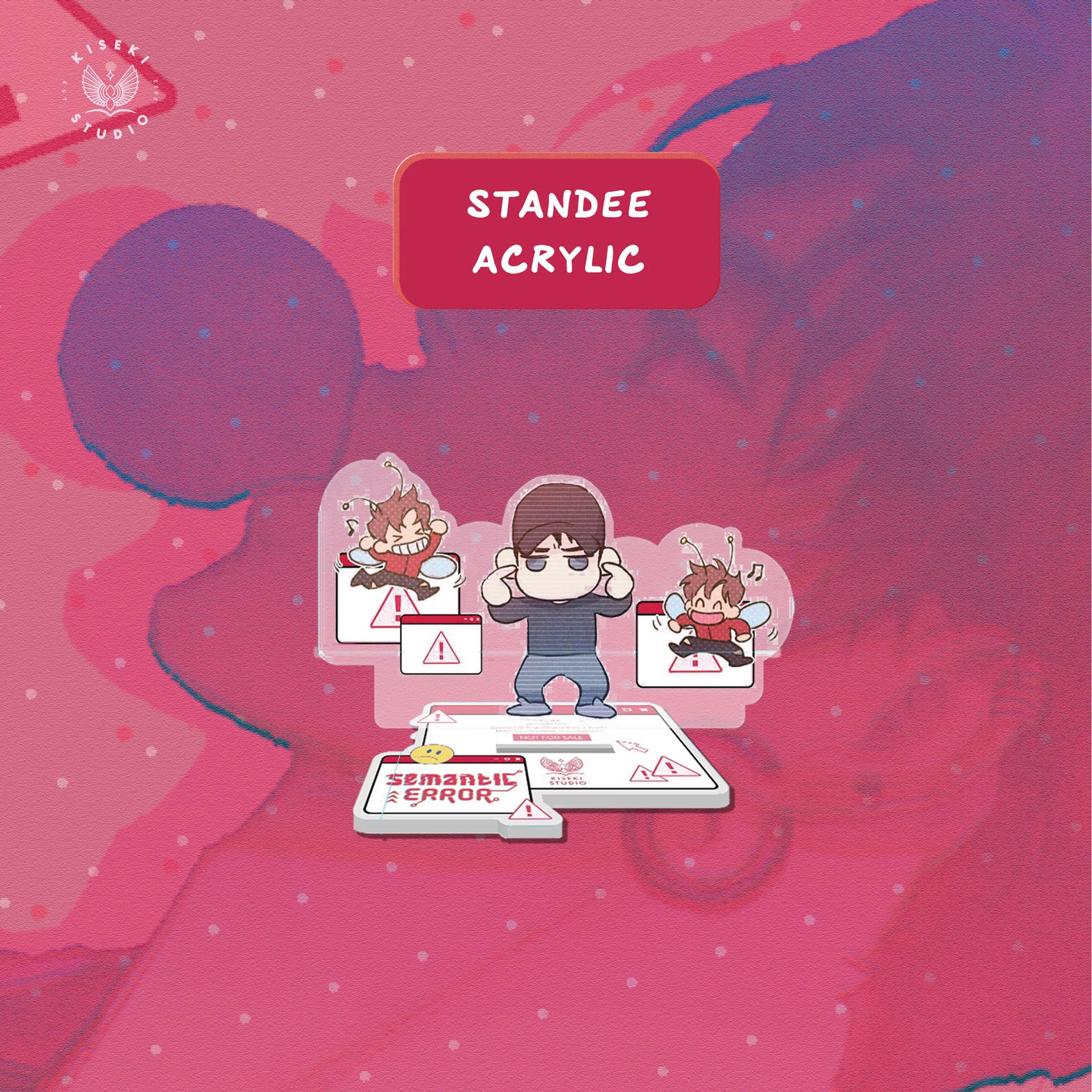 Semantic Error - Tập 1 - Bản Đặc Biệt - Bìa Cứng - Tặng Kèm 1 Bookmark Chibi Bế Hình Bồi Cứng + 1 Bảng Sticker +  2 Postcard Minh Hoạ Nhân Vật Bồi Cứng + 1 Standee Chibi Acrylic + 1 Set 2 ID Card PVC + 1 Set 2 Card Character PVC
