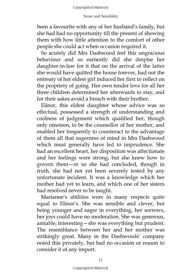 sense and sensibility (collins classics)