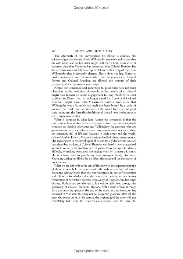 sense and sensibility (vintage classics austen series)