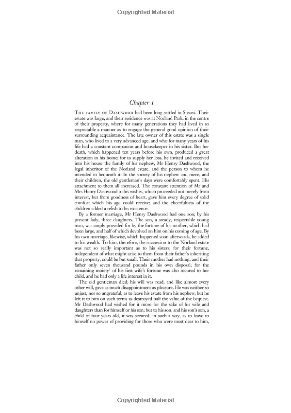 sense and sensibility (vintage classics austen series)