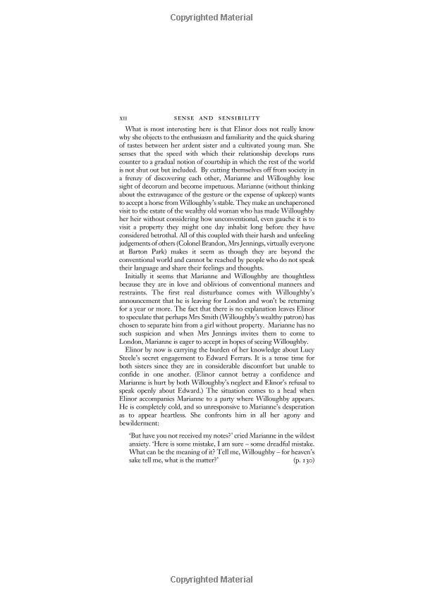 sense and sensibility (vintage classics austen series)