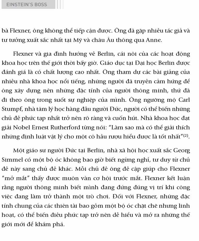 sếp của einstein - 10 nguyên tắc để lãnh đạo những người xuất chúng