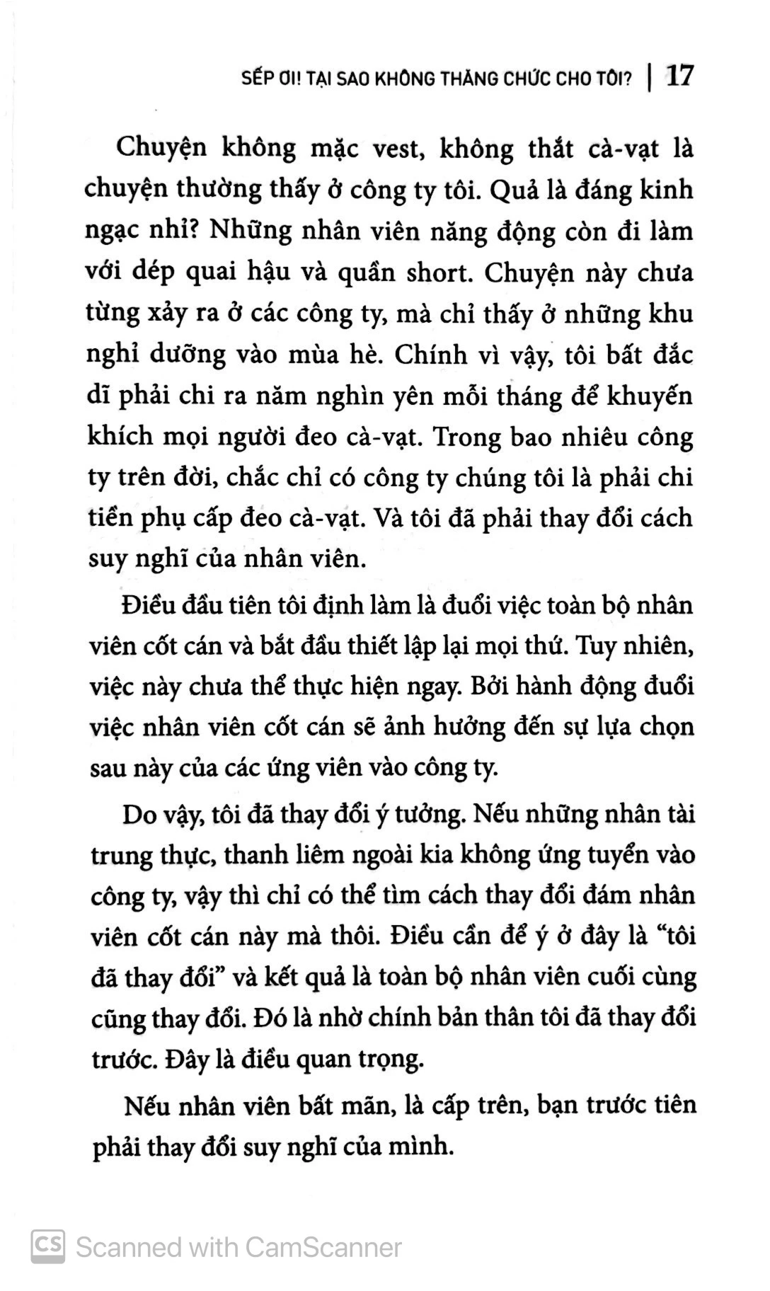 sếp ơi! tại sao không thăng chức cho tôi?