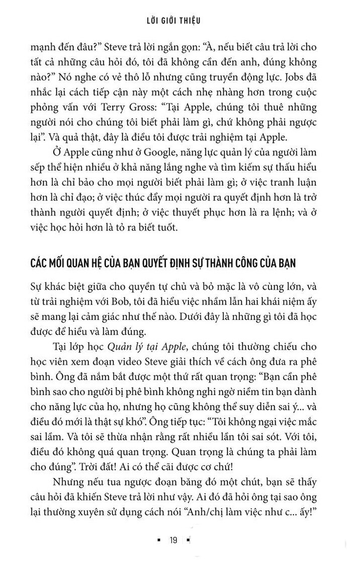 sếp xịn - trở thành vị sếp khó tính thân tình