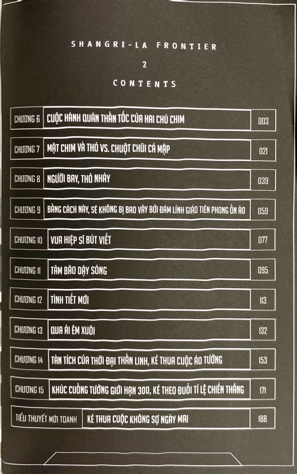 shangri-la frontier - thợ săn game rác khiêu chiến game thần thánh - tập 2