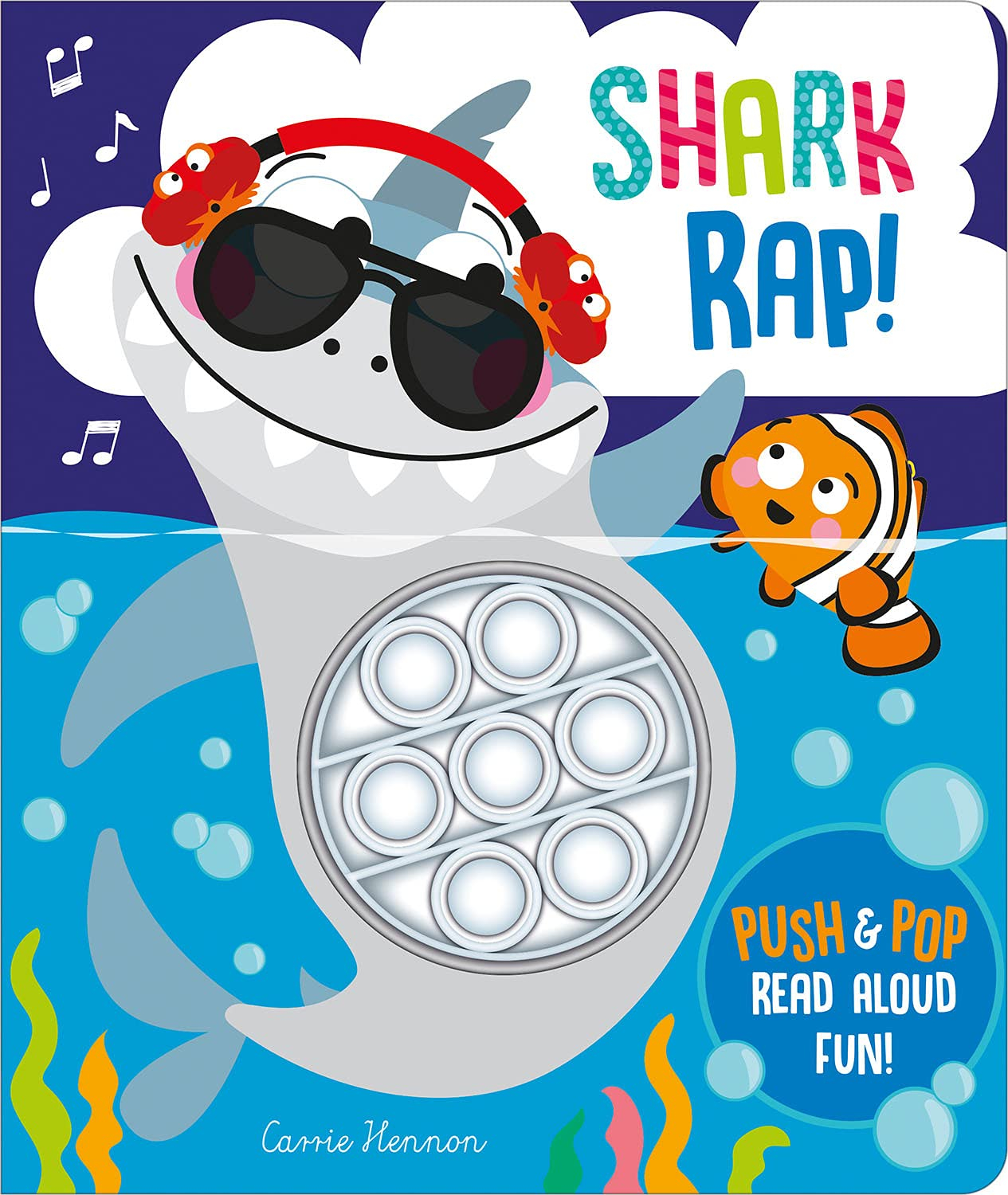 shark rap! (push pop bubble books)