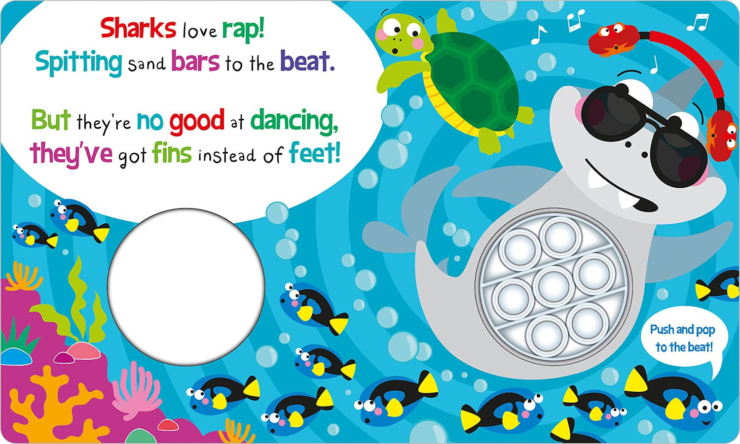 shark rap! (push pop bubble books)