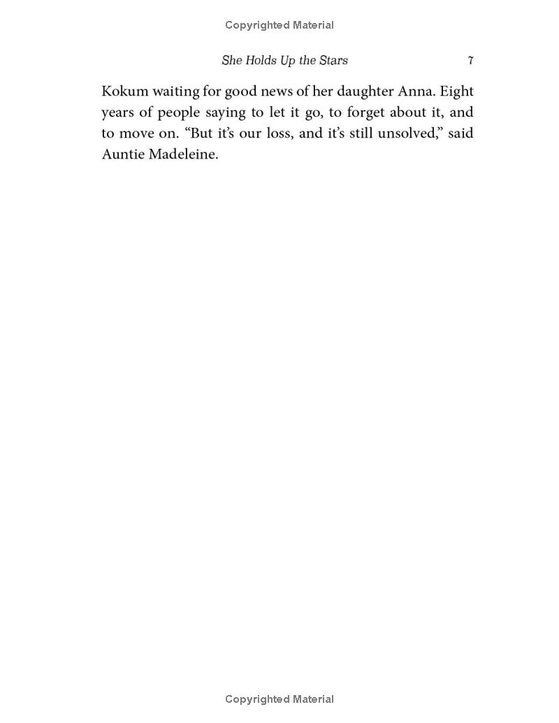 she holds up the stars