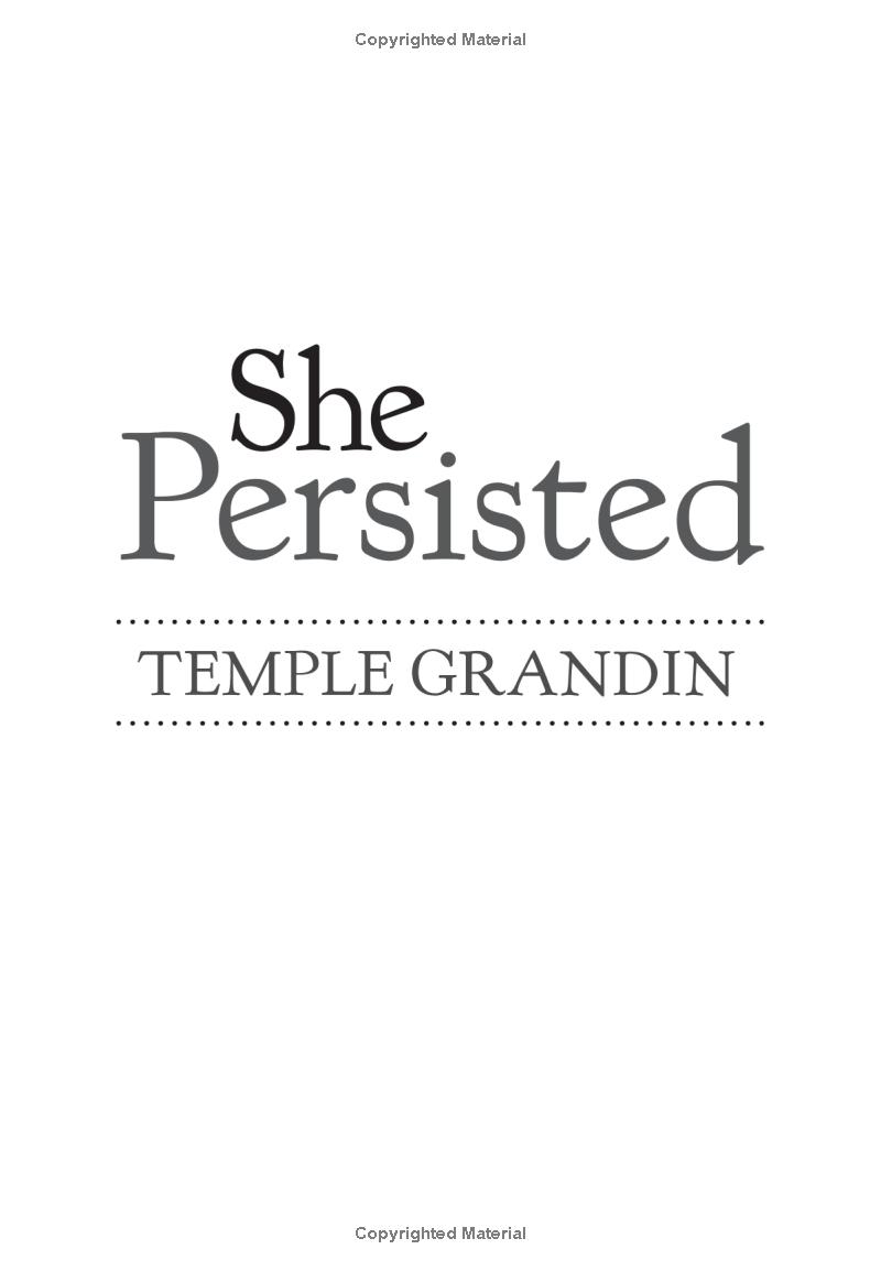 she persisted: temple grandin