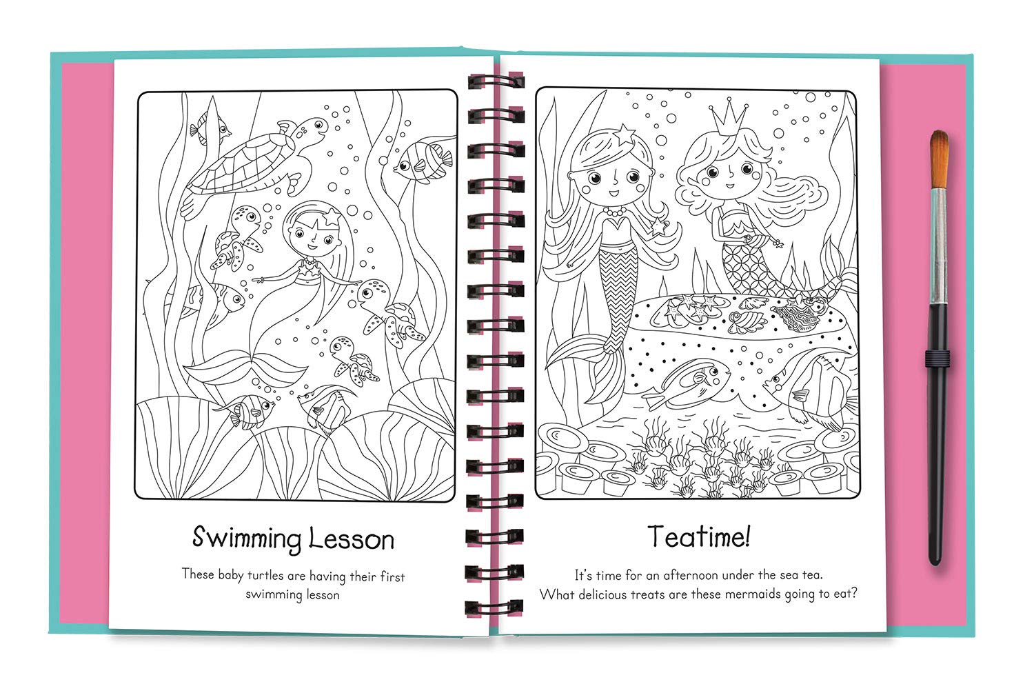 shells and spells - mermaids (magic water colouring)