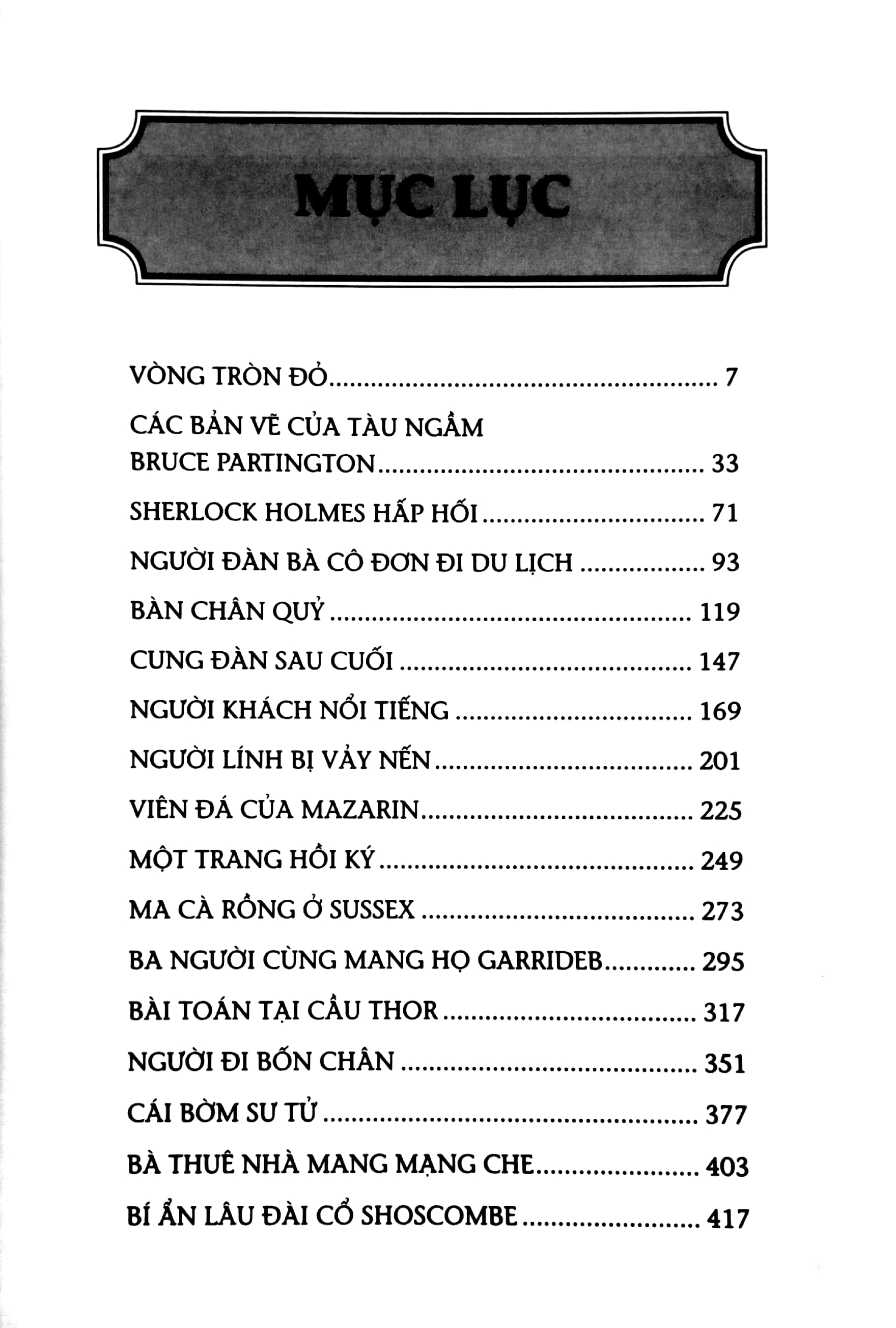 sherlock holmes - bài toán tại cầu thor