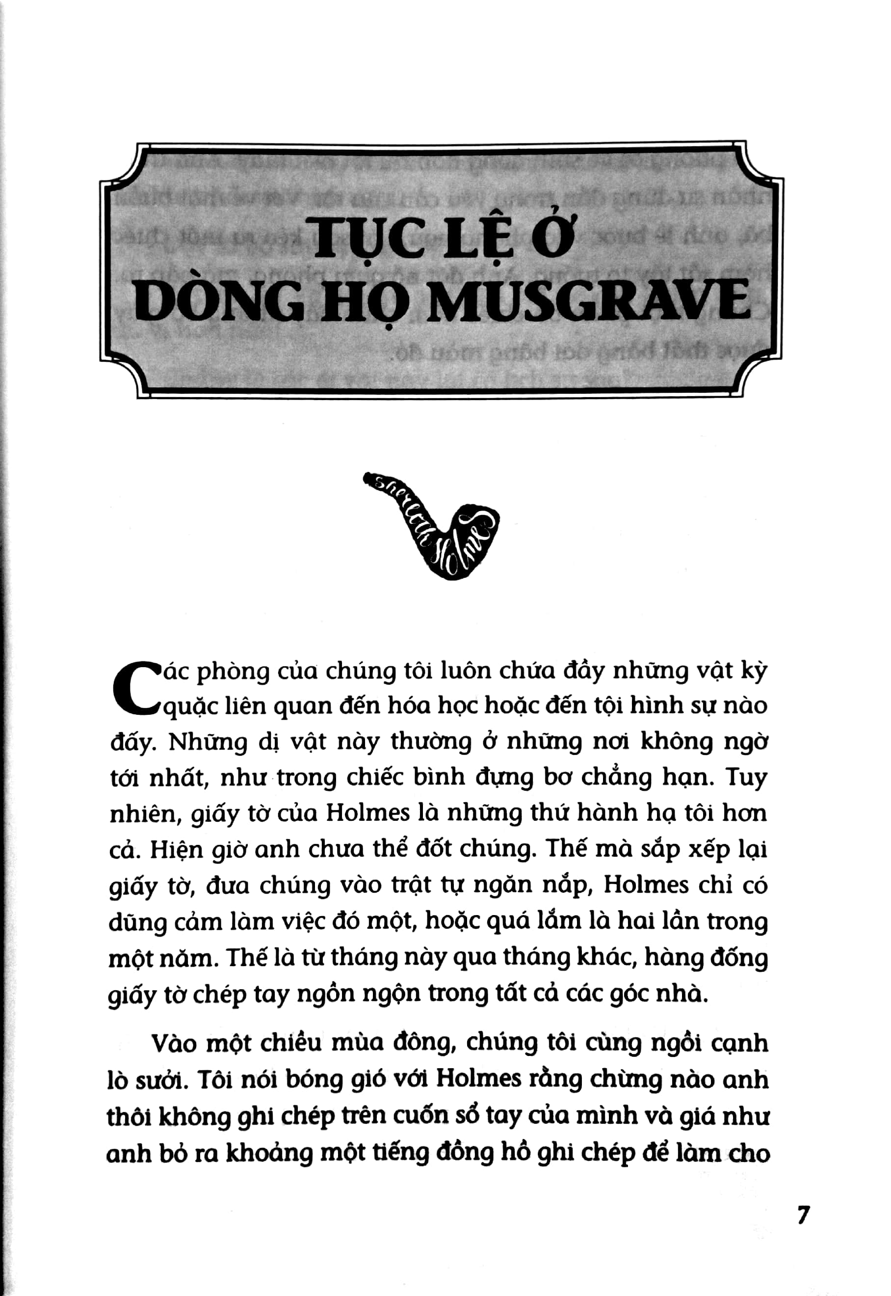 sherlock holmes - công việc sau cùng của holmes