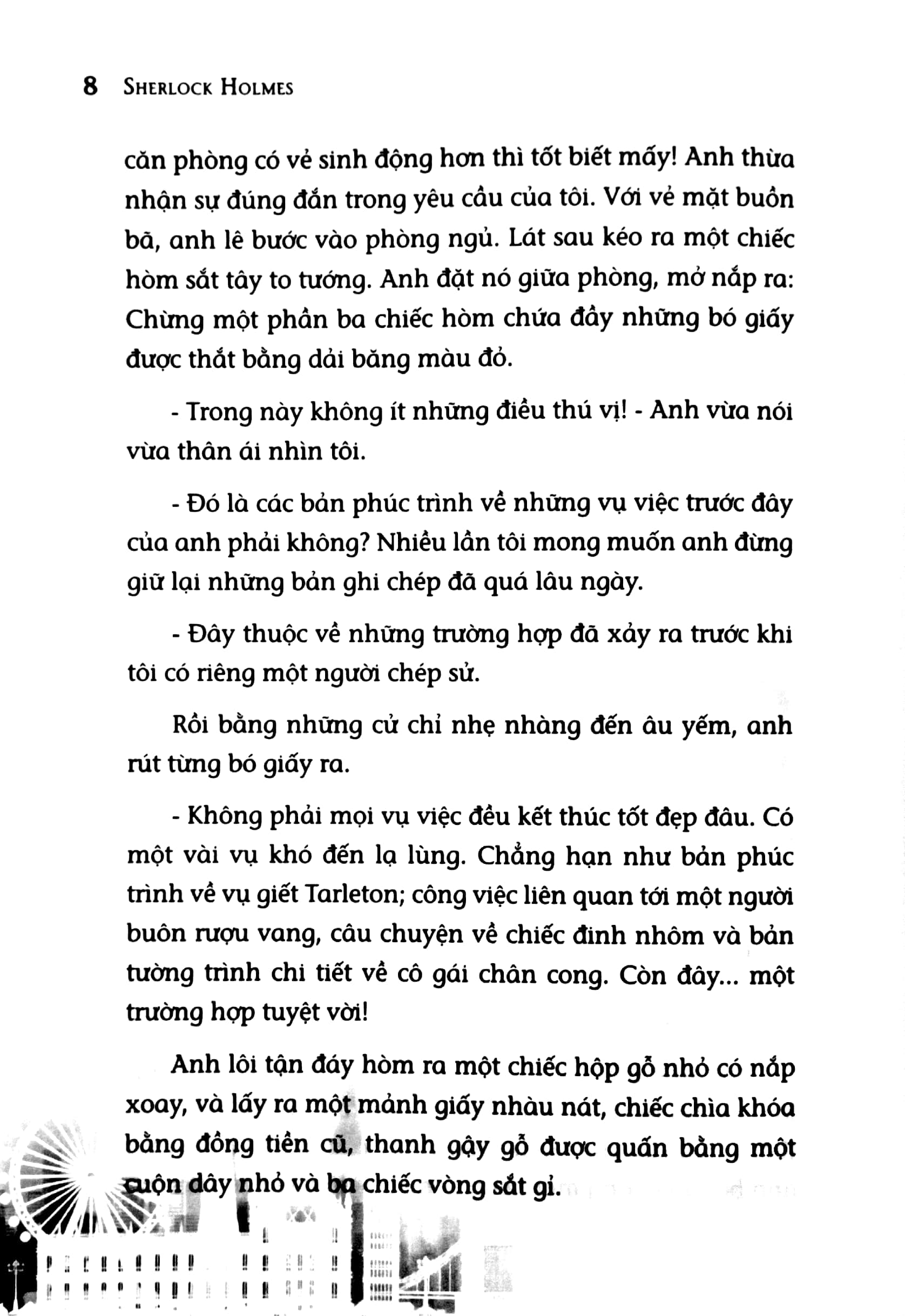 sherlock holmes - công việc sau cùng của holmes