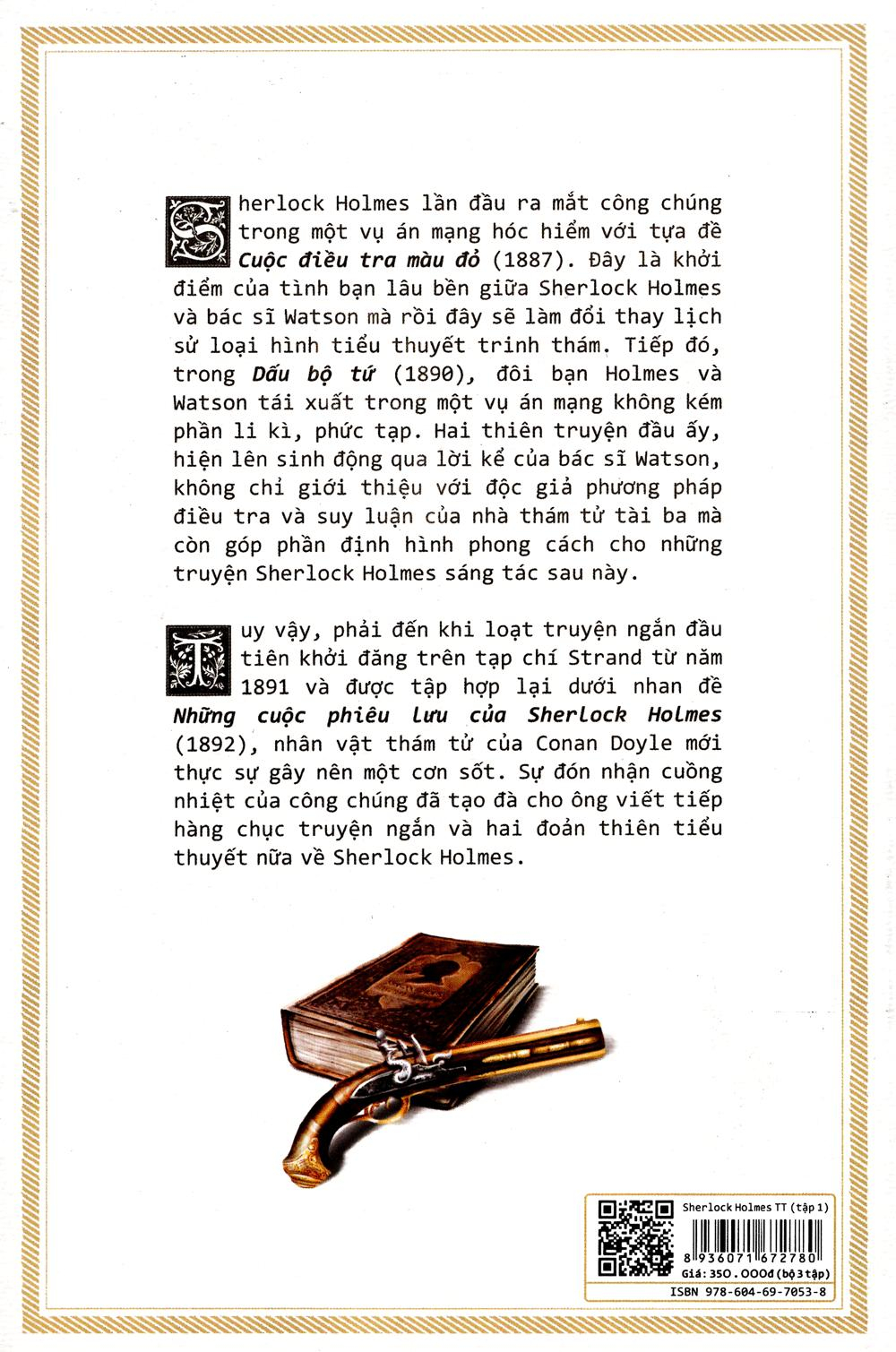 sherlock holmes toàn tập (bộ hộp 3 tập - bìa mềm)