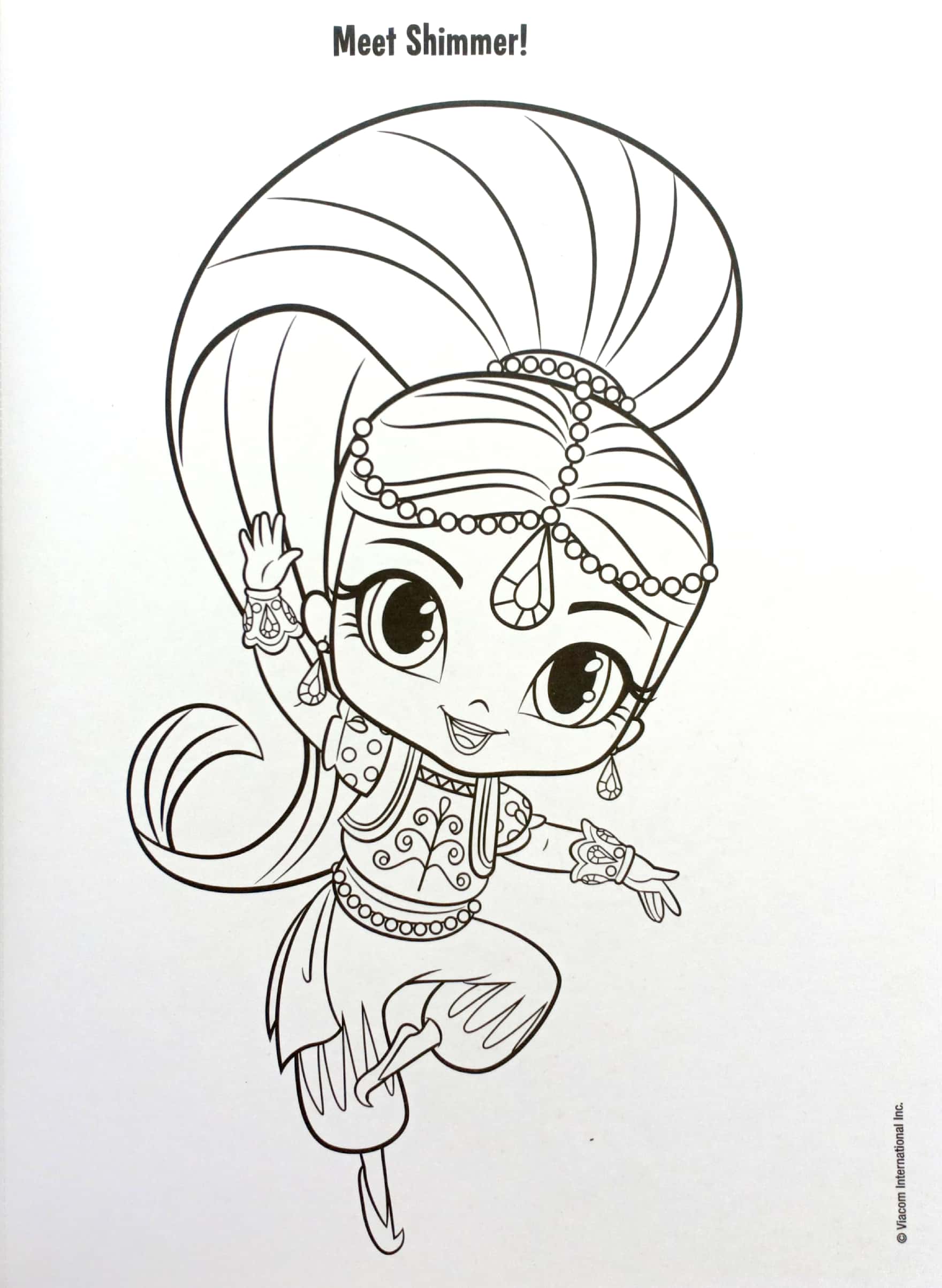 shimmer & shine paint w/ glitt