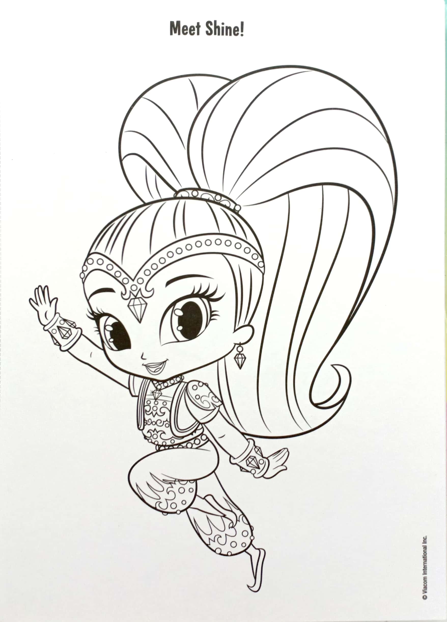 shimmer & shine paint w/ glitt