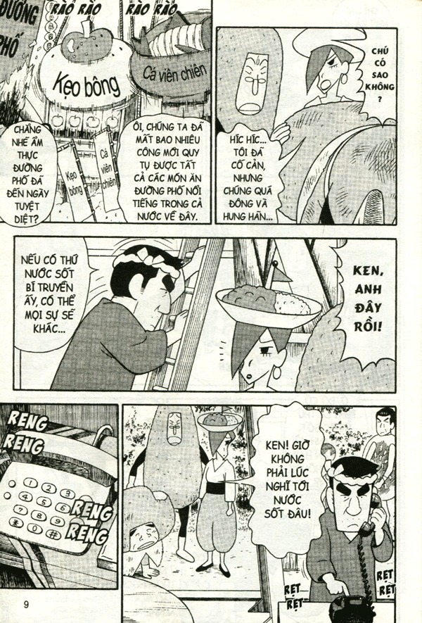 shin - cậu bé bút chì - truyện dài - tập 11 - cuộc giải cứu ẩm thực đường phố (tái bản 2024)