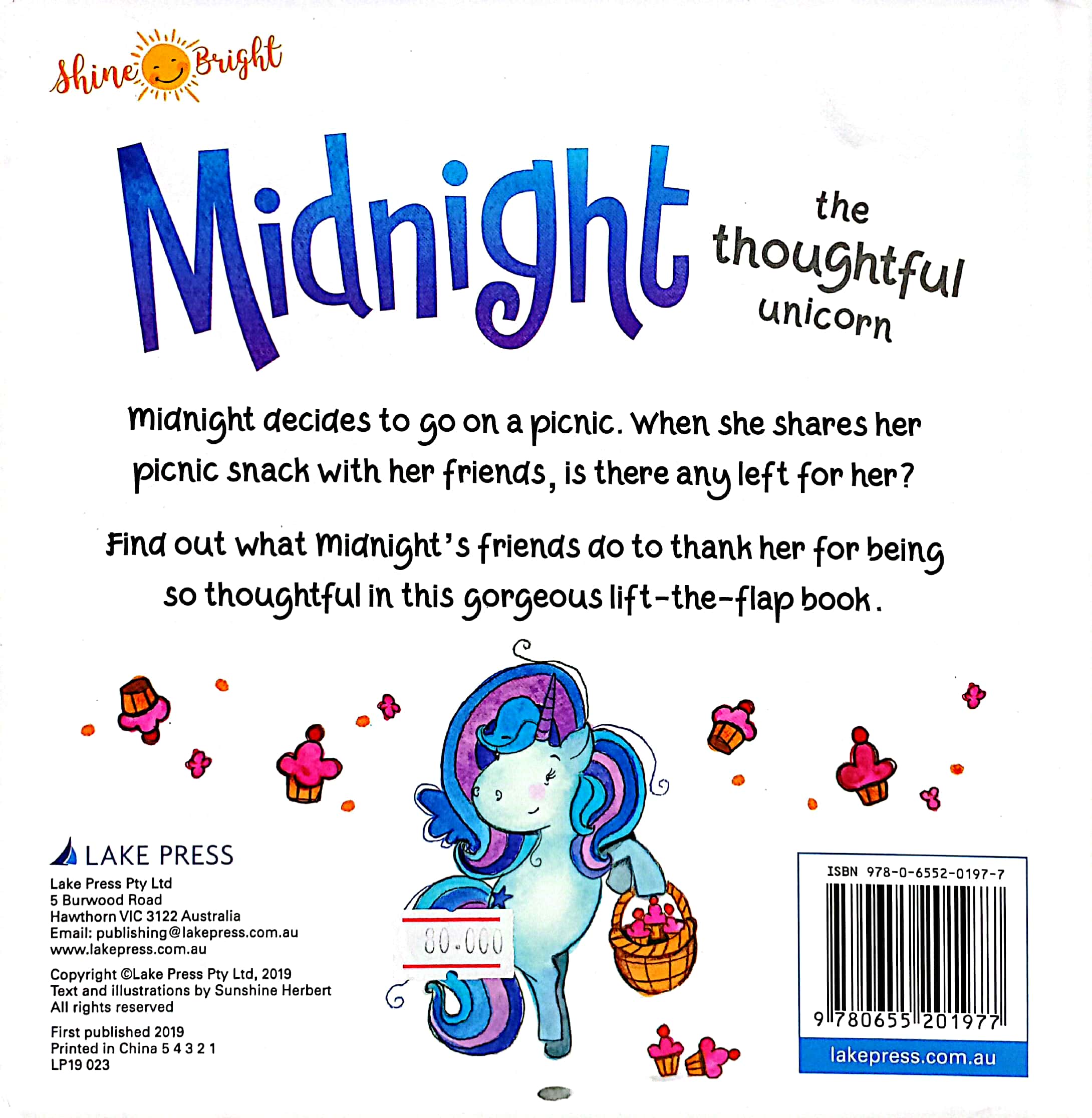 shine bright midnight - the thoughtful unicorn: a picnic surprise