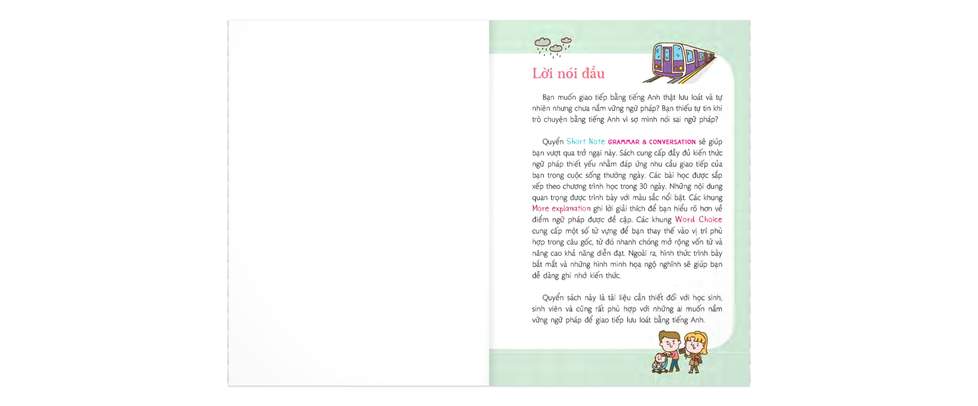 short note grammar & conversation - học đàm thoại tiếng anh chuẩn ngữ pháp