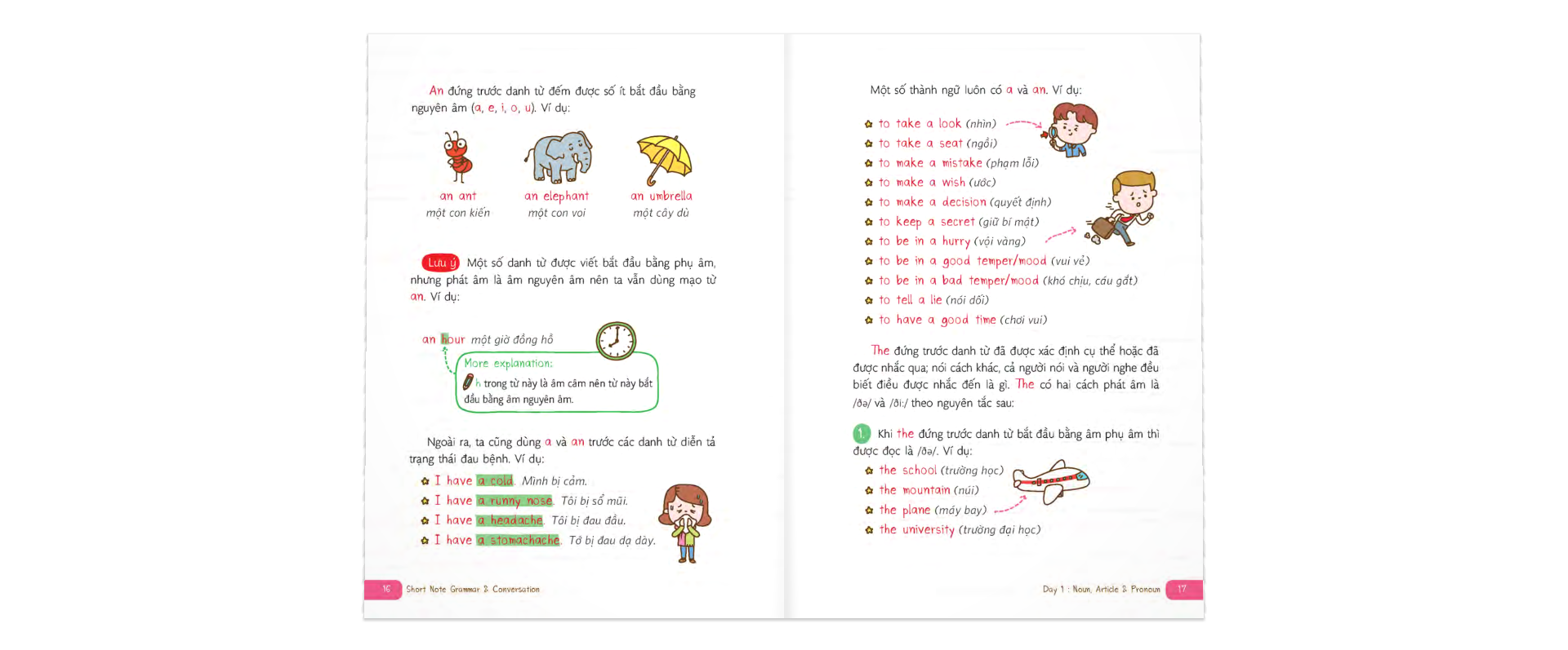 short note grammar & conversation - học đàm thoại tiếng anh chuẩn ngữ pháp