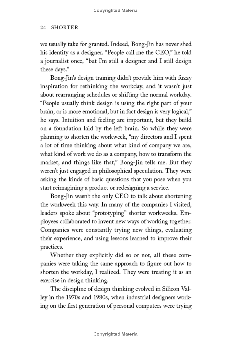 shorter: redesign your work and reclaim your time