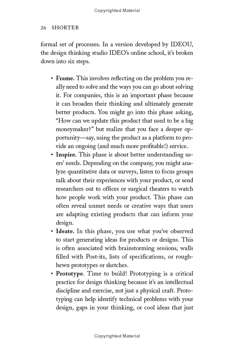 shorter: redesign your work and reclaim your time